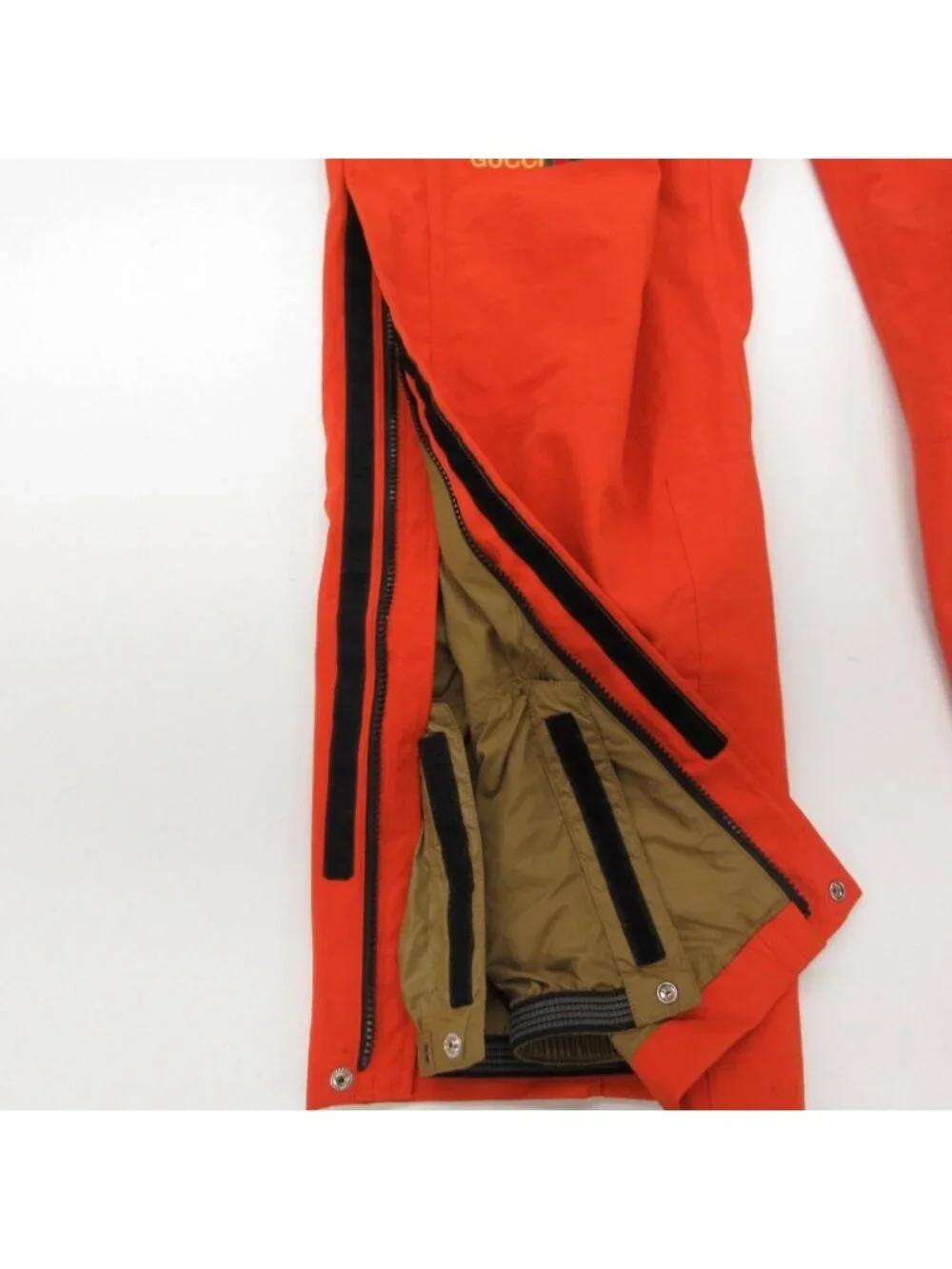 Gucci the North Face Overall Jumps Overalls Logo Embroidery Orange LL